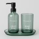 Glass Bathroom Set 3 Pcs